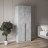 Шафа 2 дверна з полицями, Бетон
